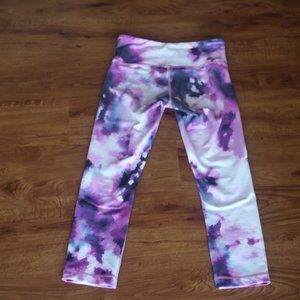 lululemon pink ombre cropped leggings